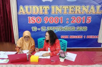 Kegiatan Audit Internal ISO 9001: 2015 SMK Negeri 1 Demak